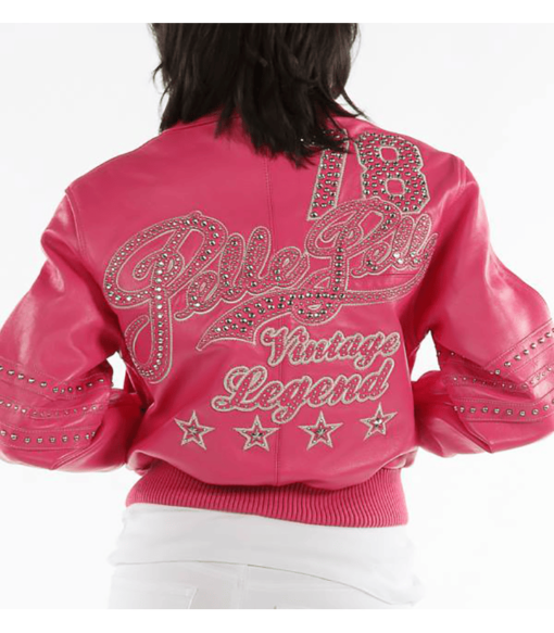 78 Pelle Pelle Vintage Legend Pink Leather Jacket