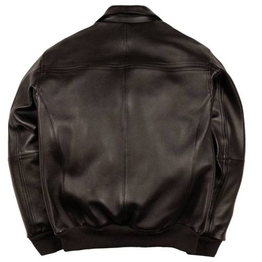 Classic Black Corded Pelle Pelle Jacket
