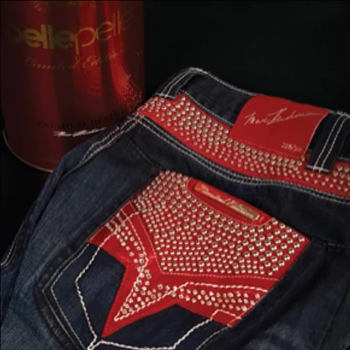 Classic Pelle Pelle Black Jeans Pent