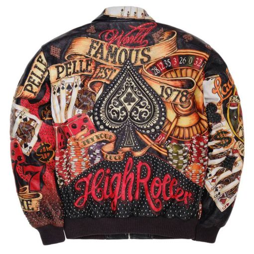 Classic Pelle Pelle Rollers Black Leather Jacket