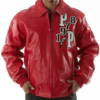 Pelle Pelle Tiger Red Leather Jacket