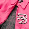 Greatest Of All Time Pelle Pelle Limited Edition MB 1978 Pink Collector Series Leather Jacket