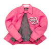 Greatest Of All Time Pelle Pelle Limited Edition Marc Buchanan 1978 Pink Collector Series Leather Jacket