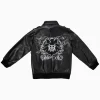 Kid's Pelle Pelle Black Multi Pocket Genuine Leather Jacket