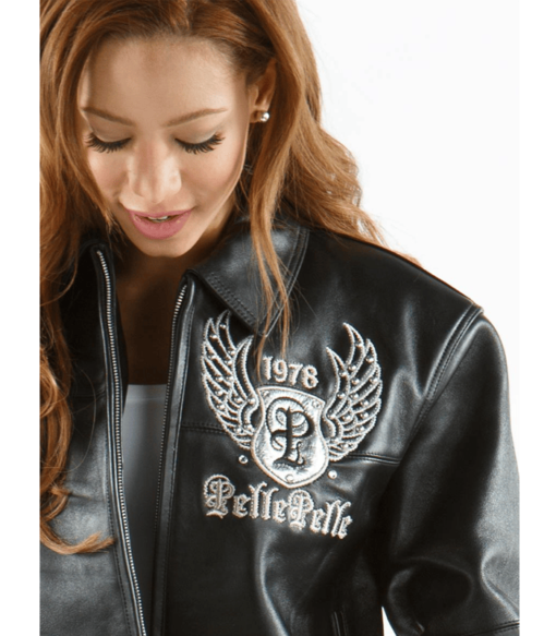Ladies Pelle Pelle Legends Forever Black Leather Jacket