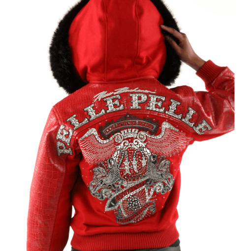 Ladies Pelle Pelle 40th Anniversary Red Jacket