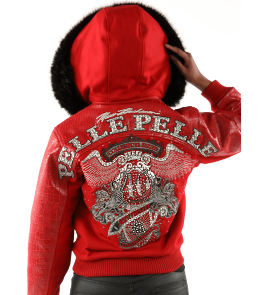 Ladies Pelle Pelle 40th Anniversary Red Jacket