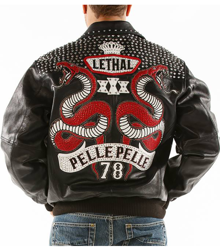 Lethal Pelle Pelle 78 Black Leather Jacket - PellePelle
