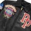 Marc Buchanan 1978 Pelle Pelle World Famous Black Real Leather Jacket