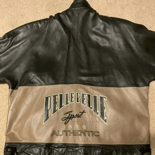 Alternative view of Pelle Pelle Marc Buchanan Black and Brown Leather Jacket