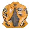Marc Buchanan Pelle Pelle American Bruiser Men’s Yellow Full Grain Leather Jacket