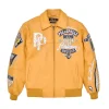 Marc Buchanan Pelle Pelle American Bruiser Men’s Yellow Leather Jacket