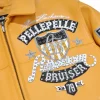 Marc Buchanan Pelle Pelle American Bruiser Men’s Yellow Real Leather Jacket