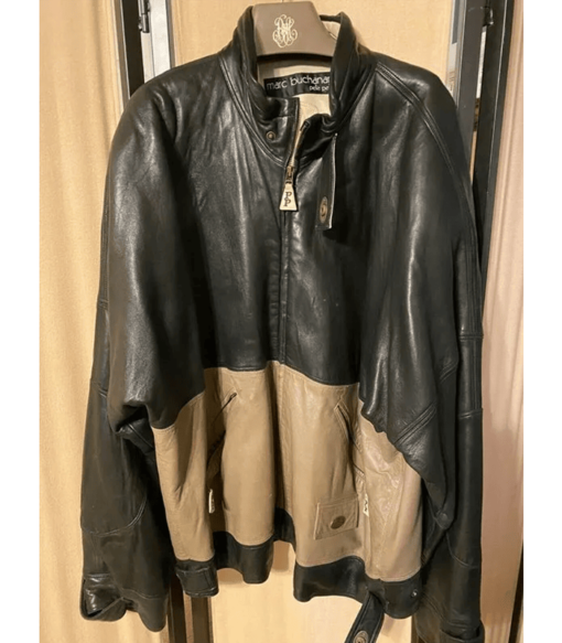 Pelle Pelle Marc Buchanan Black and Brown Leather Jacket