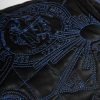 Men Black Pelle Pelle Detroit Quilted Genuine Leather Jacket