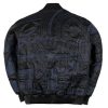 Men Black Pelle Pelle Detroit Quilted Jacket