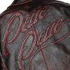 Men Pelle Pelle Black and Red Two Tone High Quality Leather Jacket