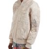 Men Pelle Pelle Who Decides War USA Cream Real Leather Jacket