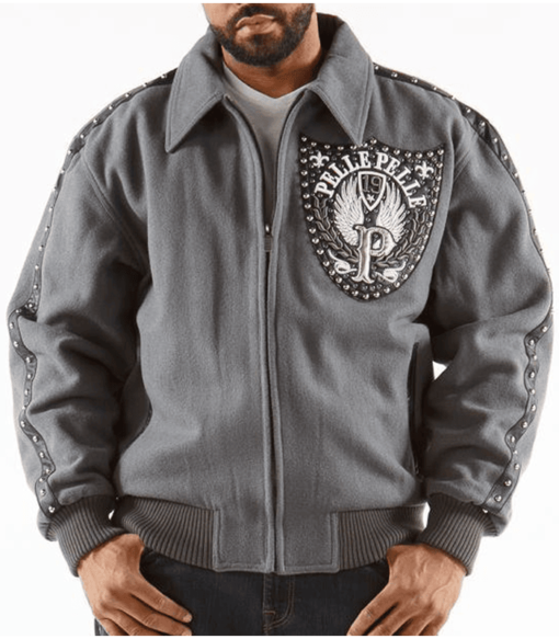 Pelle Pelle Band Of Brothers Grey Jacket