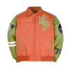 Mens Pelle Pelle Chief Keef Men's Orange Leather Jacket