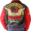 Men’s Pelle Pelle World Tour Red Bomber Jacket
