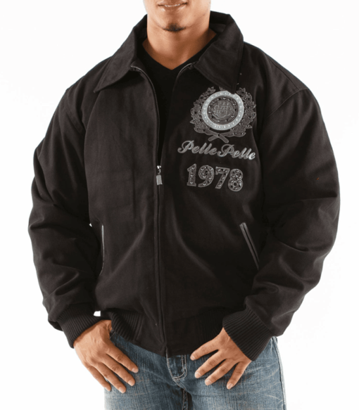 Men’s Pelle Pelle USA Black Jacket