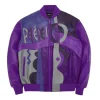 Men’s Pelle Pelle Vintage Purple Picasso Top Grain Leather Jacket