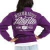 Notorious Pelle Pelle 78 Marc Buchanan Purple Wool Jacket