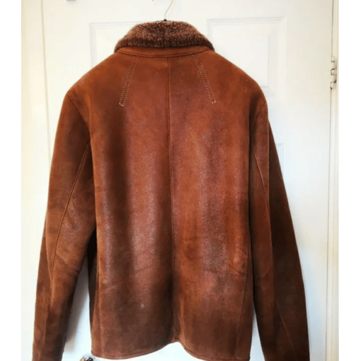 Pelle Pelle Mens Brown Pea Coat