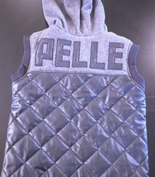Pelle Pelle Gray Hooded Vest