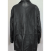 Pelle Pelle Black Leather Full Zip Coat