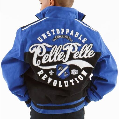 Pelle Pelle 1978 Unstoppable Revolution Kids Blue and Black Jacket