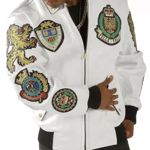 Pelle Pelle 1978 White Leather JacketPelle Pelle 1978 White Leather JacketPelle Pelle 1978 White Leather JacketPelle Pelle 1978 White Leather Jacket