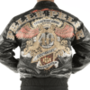Pelle Pelle Men’s 40th Anniversary Black Croc Leather Jacket