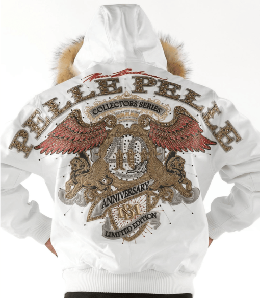 Pelle Pelle Men’s 40th Anniversary White Jacket