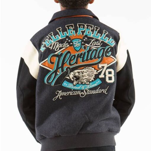 Pelle Pelle 78 Heritage American Standard Grey Kids Jacket