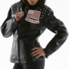 Pelle-Pelle-American-Black-Plush-Womens-Jacket