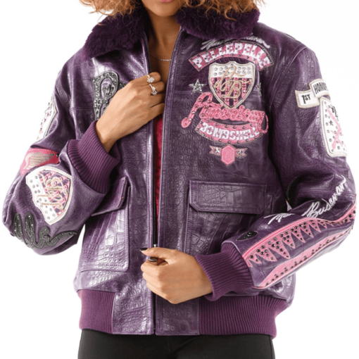 Pelle Pelle American Bombshell Purple Jacket