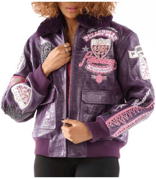 Pelle Pelle American Bombshell Purple Jacket