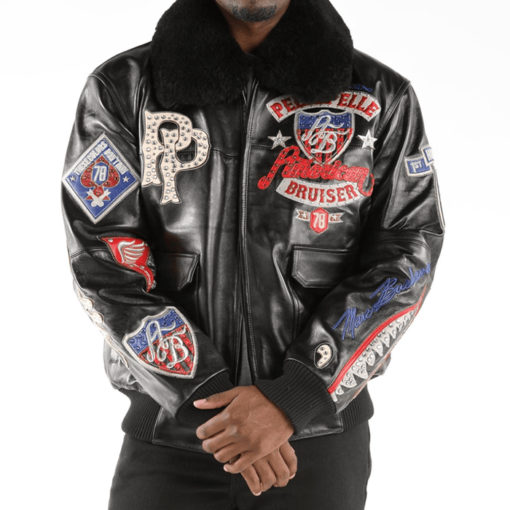 Pelle Pelle American Bruiser Black Leather Jacket