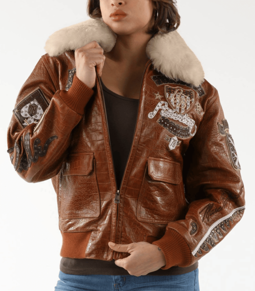Women’s Pelle Pelle American Bombshell Brown Jacket