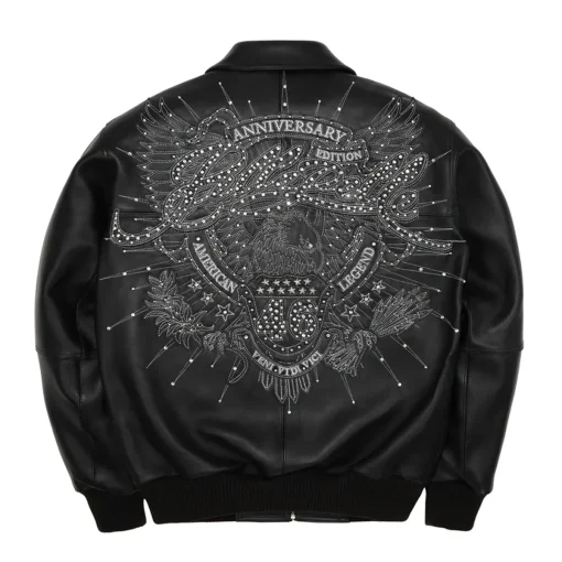 Pelle Pelle American Legend 46 Anniversary Edition Black Leather Jacket For Men’s