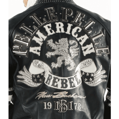 Pelle Pelle American Rebel Marc Buchanan Black Leather Jacket