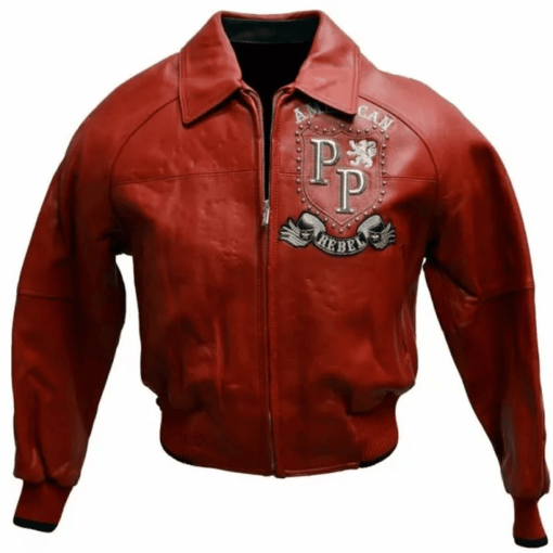 Pelle Pelle American Rebels Red Studded Jacket