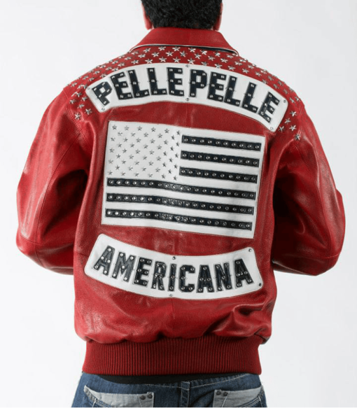 Pelle Pelle American Red Leather Jacket