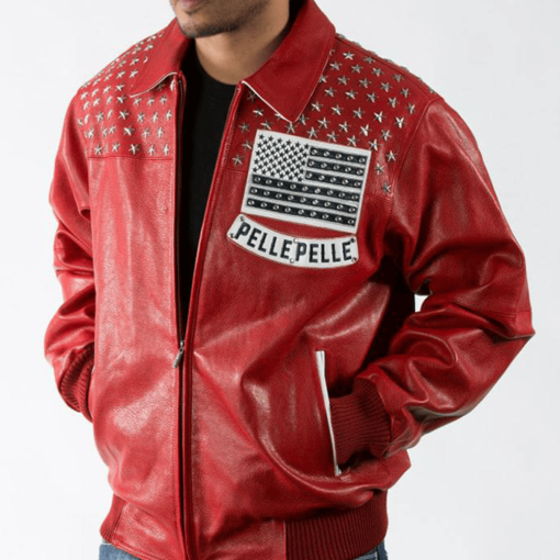 Pelle Pelle American Red Leather Jacket