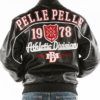 Pelle Pelle Men’s Athletic Division Black Leather Jacket