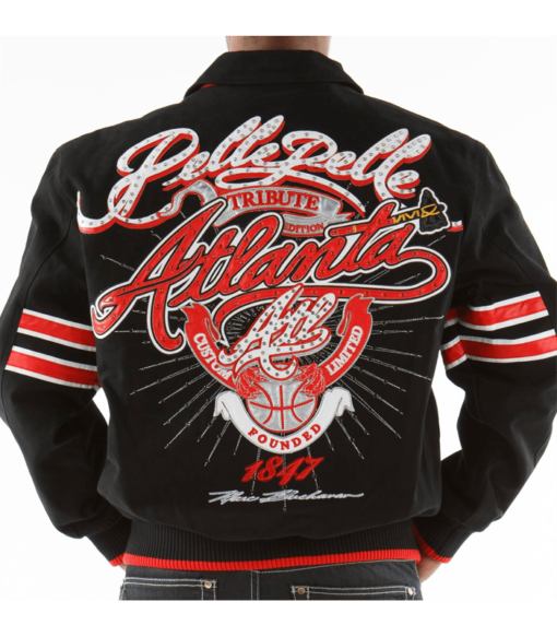 Pelle Pelle Men’s And Women’s Atlanta Tribute Black Jacket