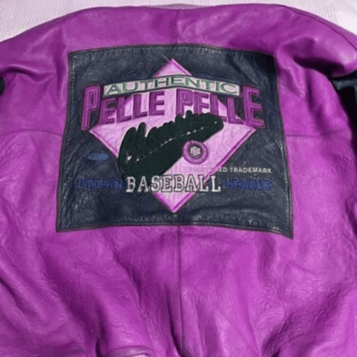 Pelle Pelle Authentic Baseball Urban League Purple Jacket