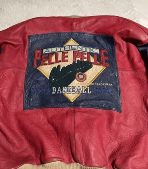 Pelle Pelle Authentic Baseball Urban League Red Jacket